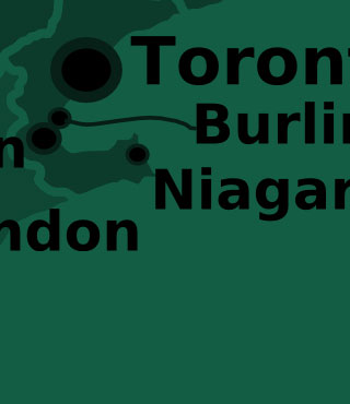 Map of the region