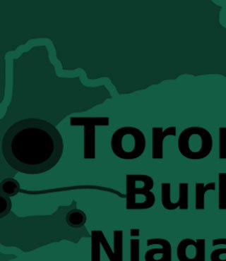 Map of the region